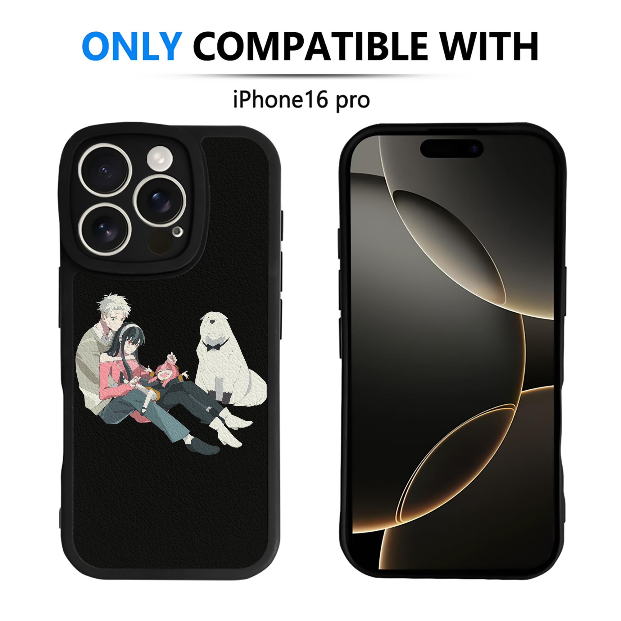 （画像用） SPY×FAMILY间谍家家酒 【iPhone 16シリーズ対応】シリコンスマホケース（レザー調） 材質：シリコン